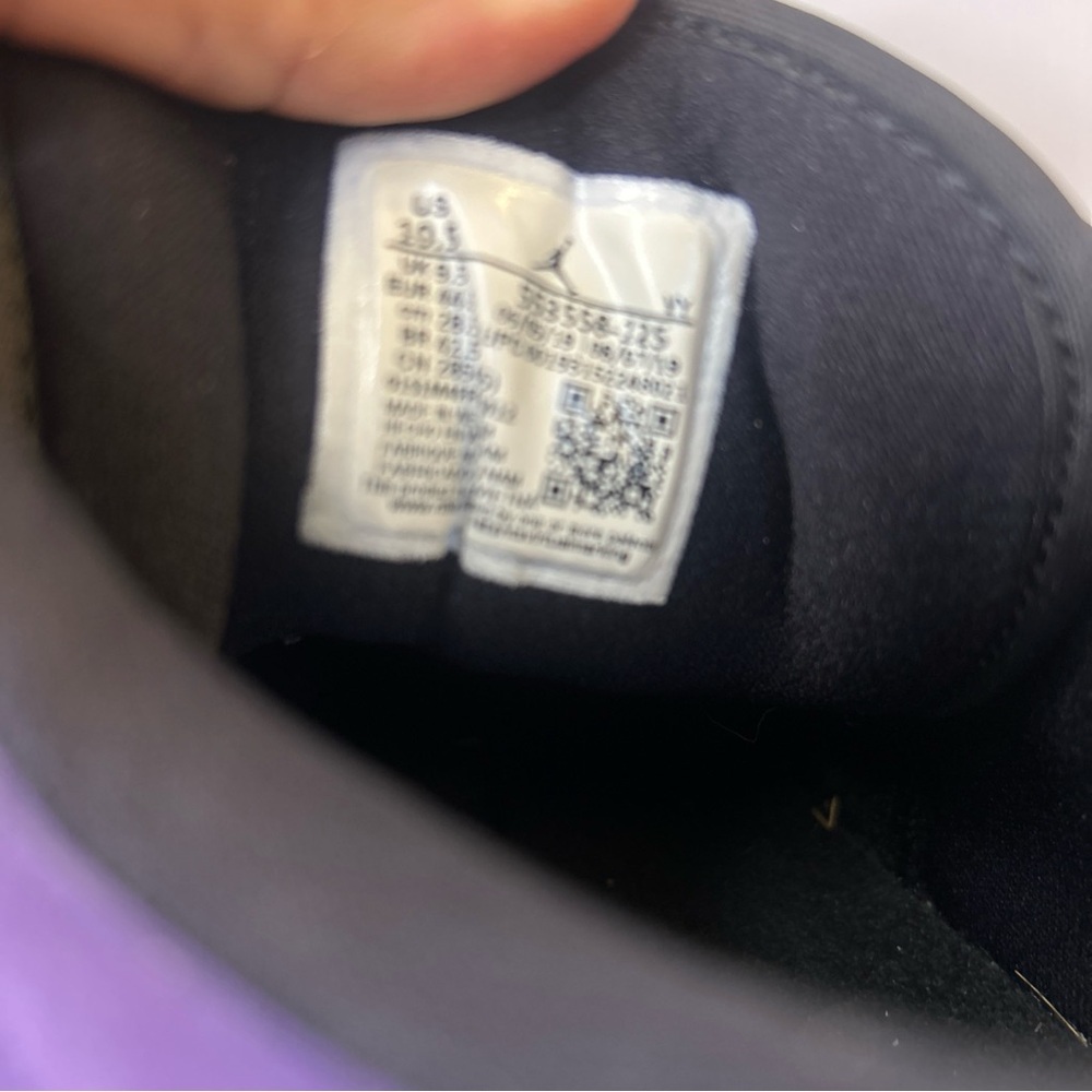 Air Jordan 1 Low Court Purple 553558-125; Size US Men’s 10.5 - Picture 12 of 12
